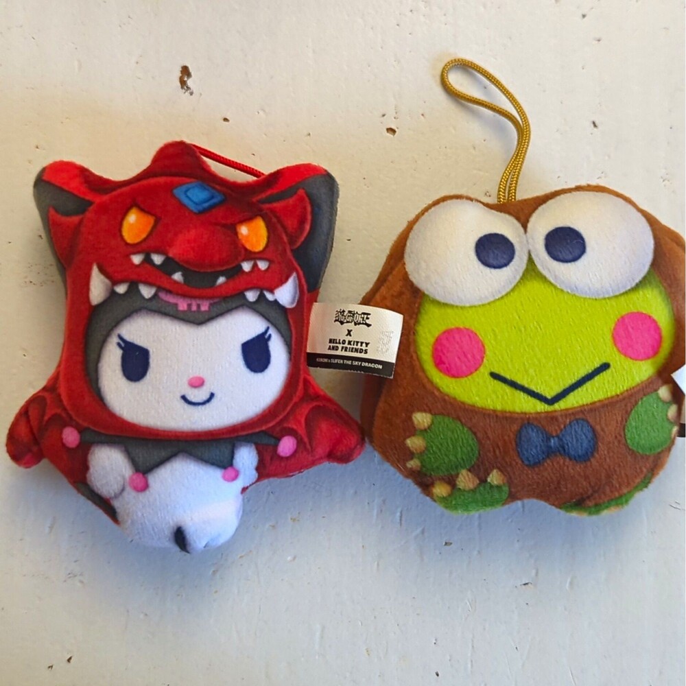 McDonald's Yu-Gi-Oh x Hello Kitty and Friends Happy Meal Plush 2024 Lot of 2